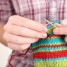 Knitting sweaters for girls with knitting needles