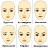 What eyebrow shape is suitable for an oval face?