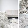 DIY knitted pouf - a fashionable and beautiful piece of furniture