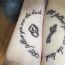 Tattoos for two lettering