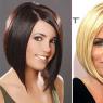 Bob for a round face: photos of the most successful haircut options