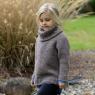 Beautiful knitted sweaters for girls Sweater with a round yoke