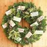 How to make a New Year's wreath on the door with your own hands