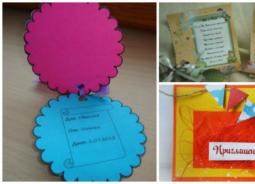 How to make invitation cards for children's birthdays with your own hands
